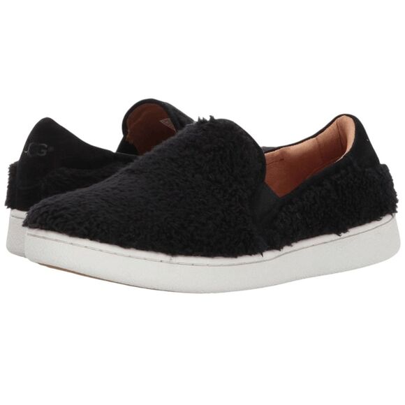 UGG Shoes - UGG Ricci Black Suede Slip-On Size 6